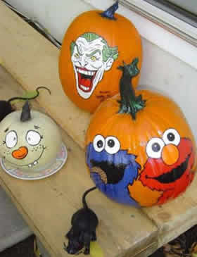 Debby Smits started painting pumpkins because she couldn't carve them....
